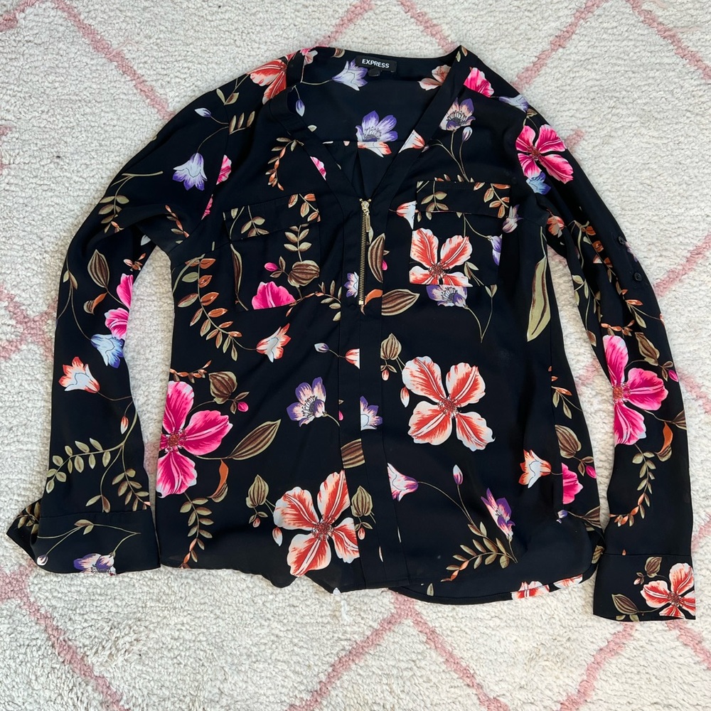 Express portofino zip up.